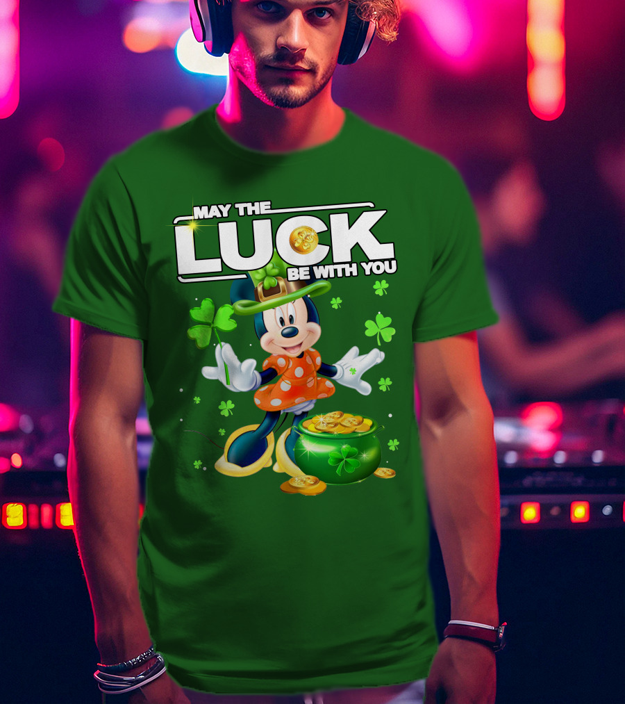 Minnie May The Luck Be With You St Patrick's Day T-Shirt