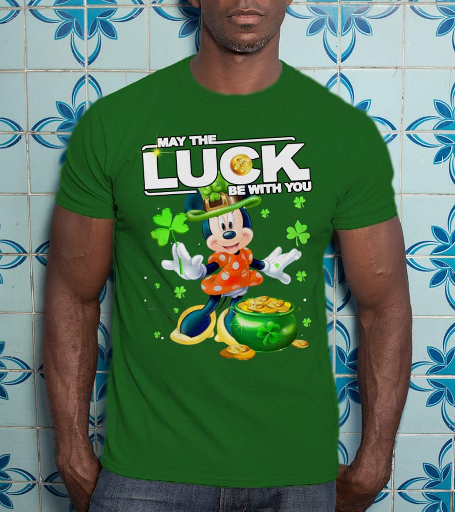 Minnie May The Luck Be With You St Patrick's Day T-Shirt