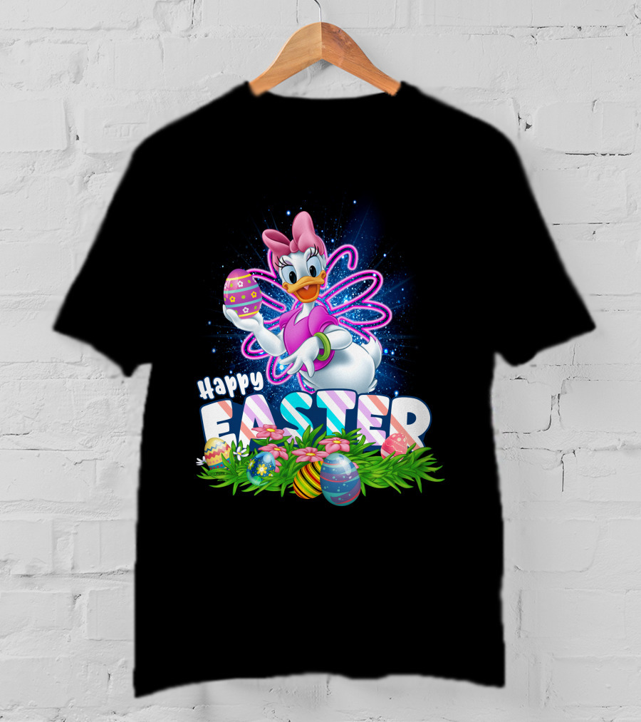 Happy Easter Daisy Duck Easter Eggs T-Shirt