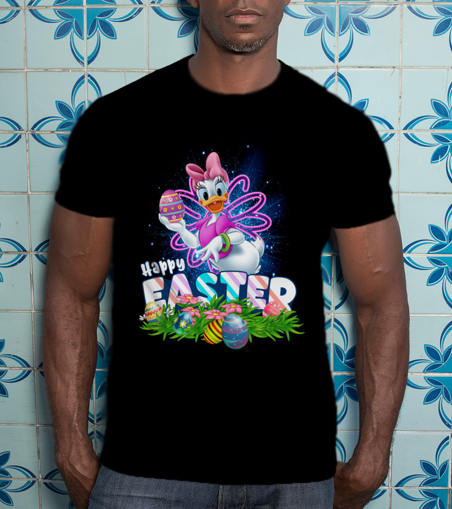Happy Easter Daisy Duck Easter Eggs T-Shirt
