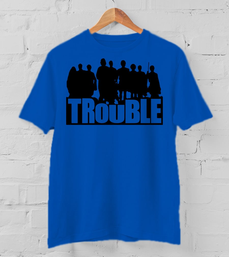 TROUBLE Silhouettes Ensemble T-Shirt