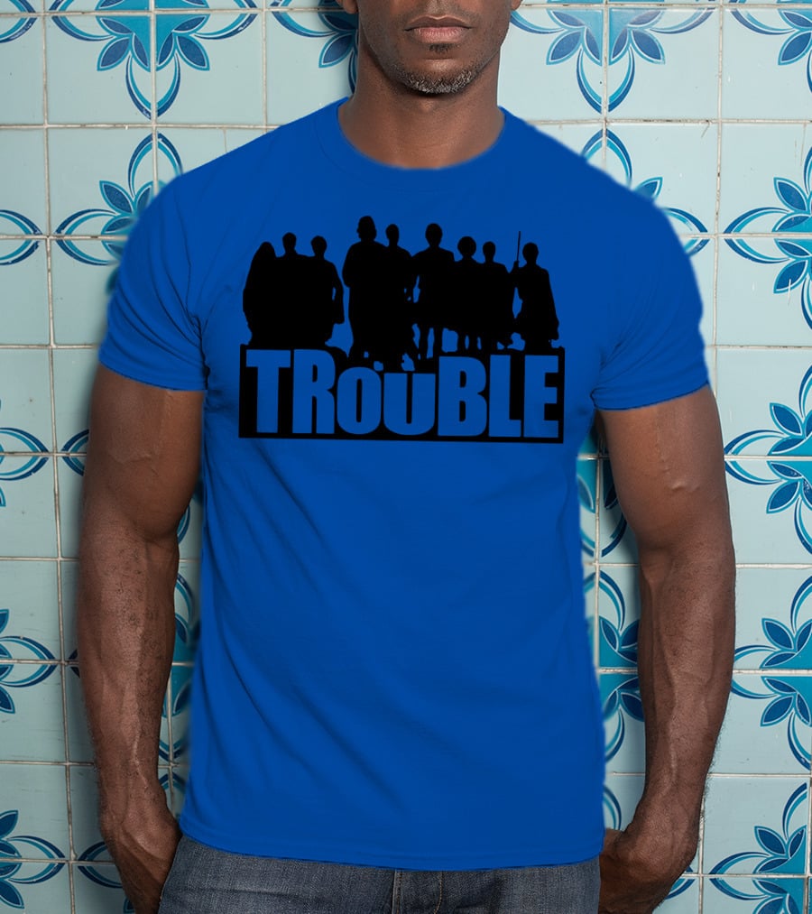 TROUBLE Silhouettes Ensemble T-Shirt