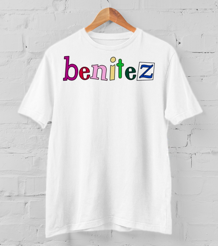 Benitez Rainbow Alphabet Letters T-Shirt