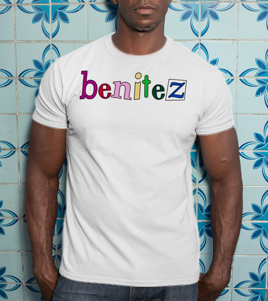 Benitez Rainbow Alphabet Letters T-Shirt