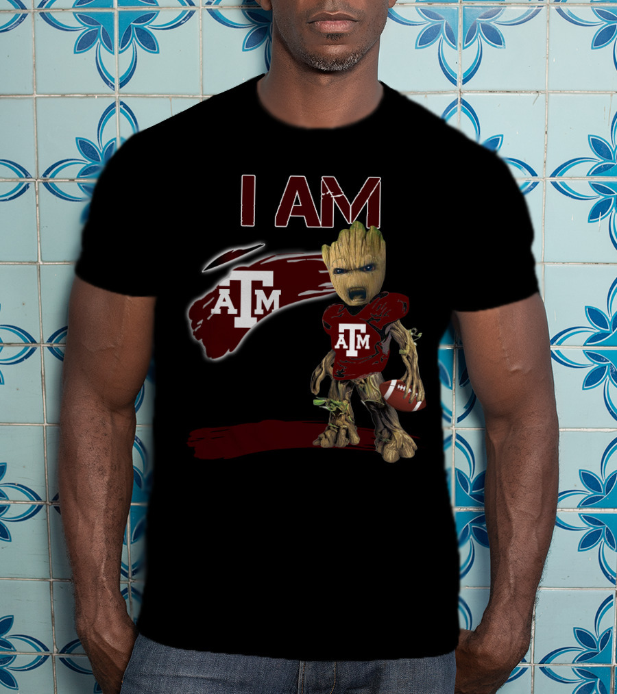 I AM Texas A&M Football Groot T-Shirt