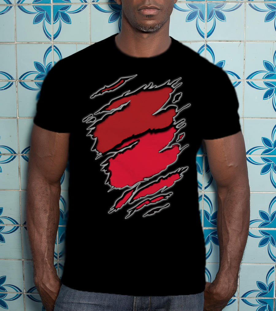 Chief Cardi Red Claw Marks T-Shirt