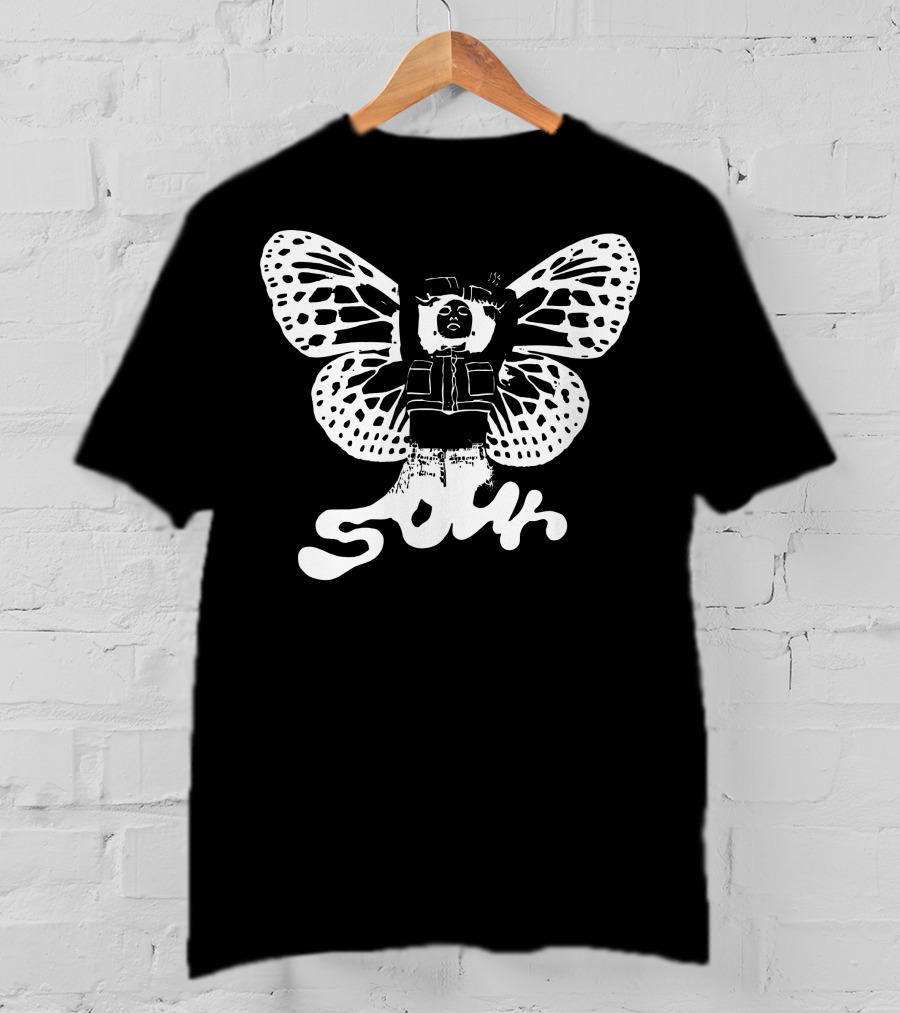 Sour Butterfly Grunge Wings Fusion T-Shirt