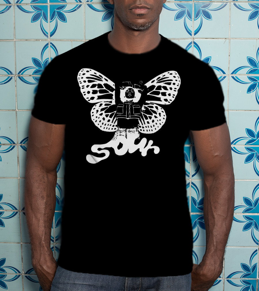 Sour Butterfly Grunge Wings Fusion T-Shirt