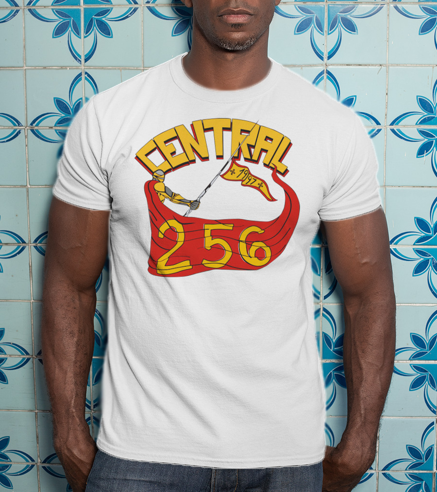 CENTRAL 256 1977 Sword And Banner T-Shirt