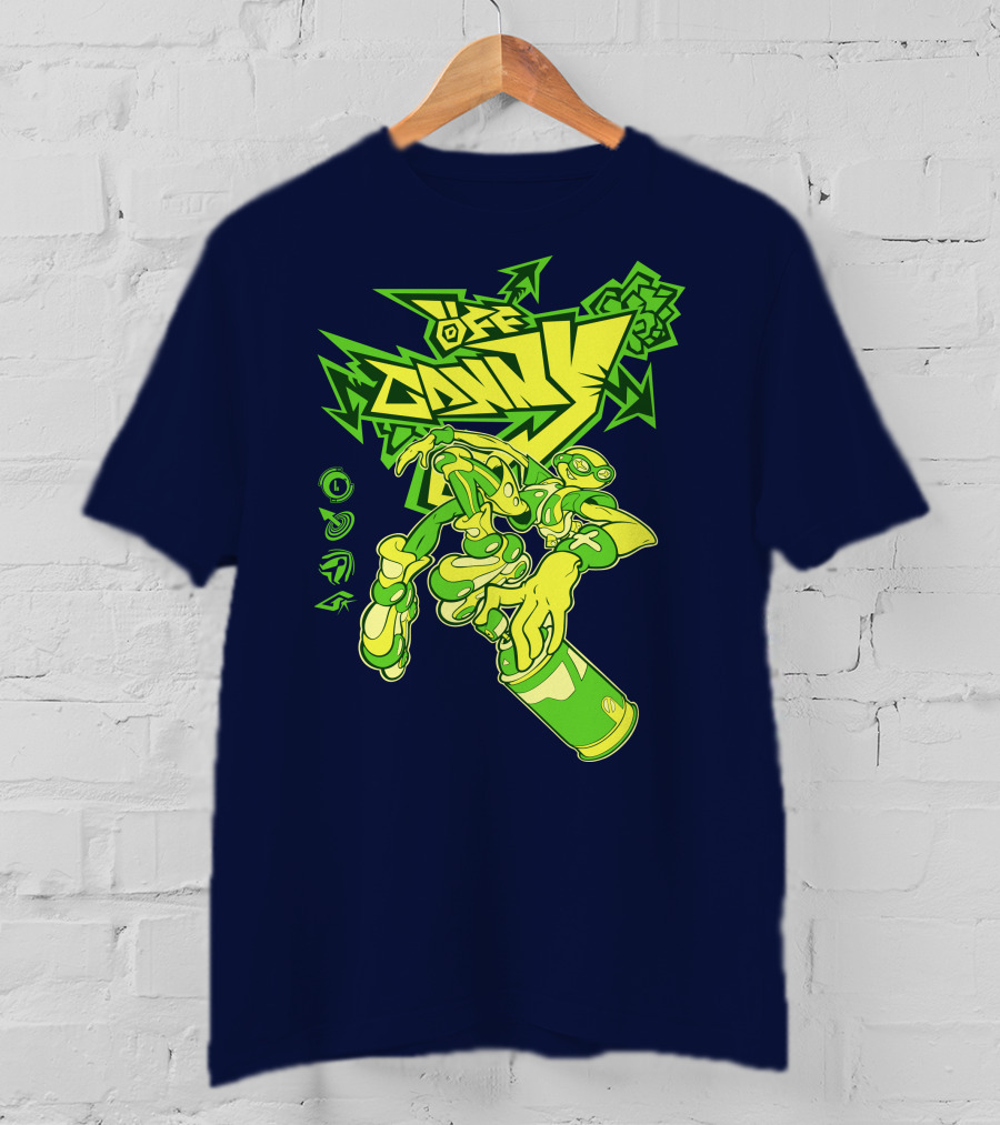 OFFCANNY New Merch Street Art Robot Graffiti T-Shirt