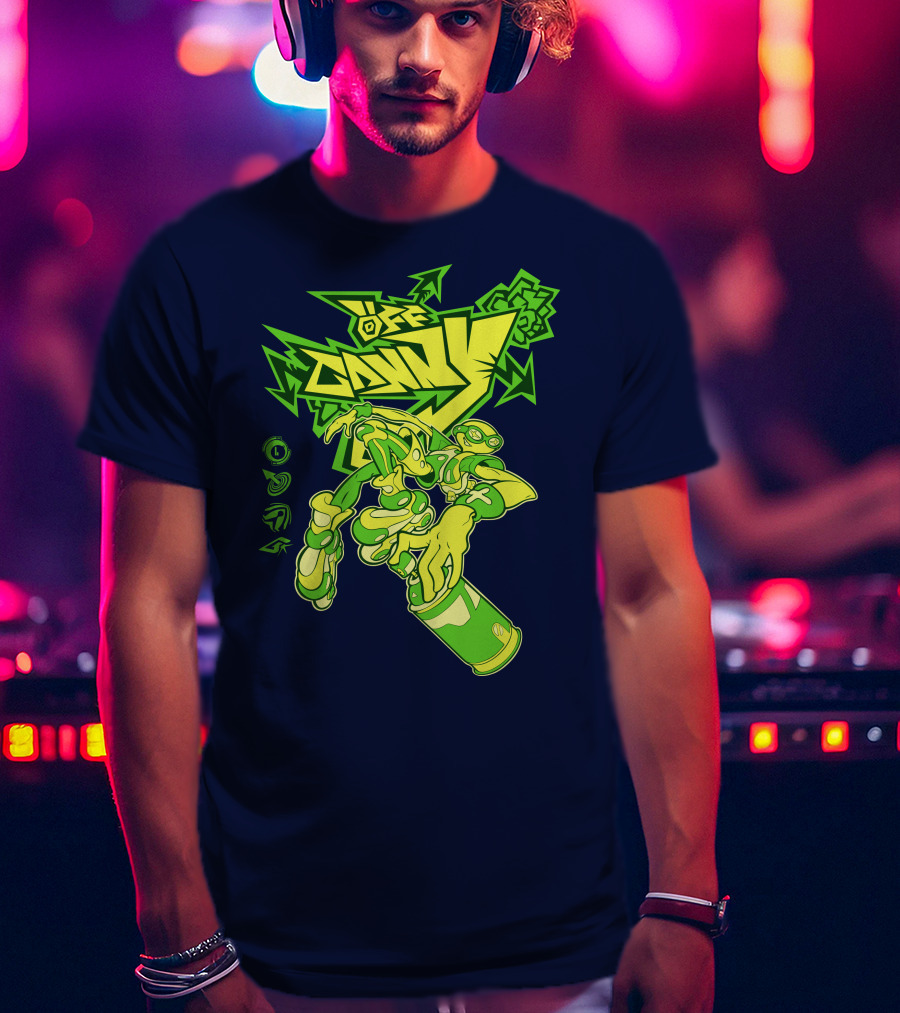 OFFCANNY New Merch Street Art Robot Graffiti T-Shirt