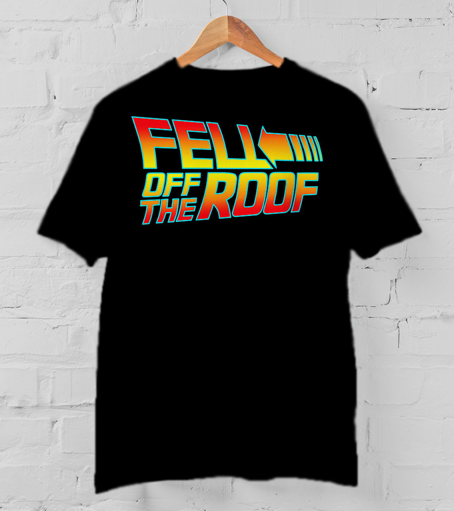 Fell Off The Roof Gus Johnson Shop Classic 80s T-Shirt