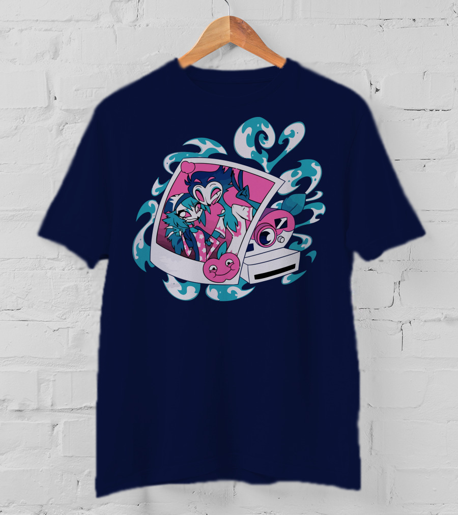 Vivziepop Store Polaroid Camera And Character T-Shirt