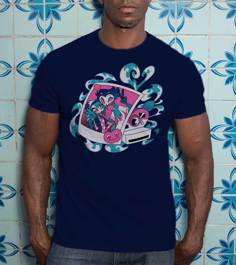 Vivziepop Store Polaroid Camera And Character T-Shirt