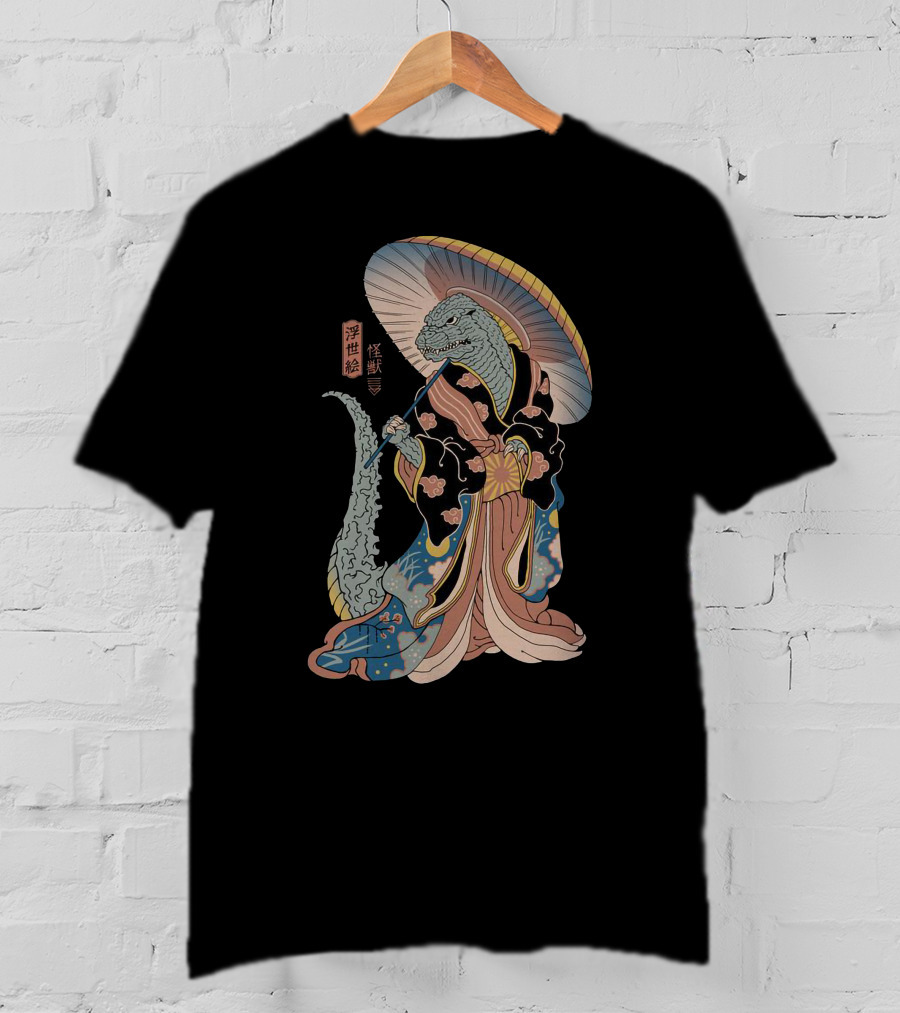 Stolas And Octavia Kaiju Ukiyo-e T-Shirt