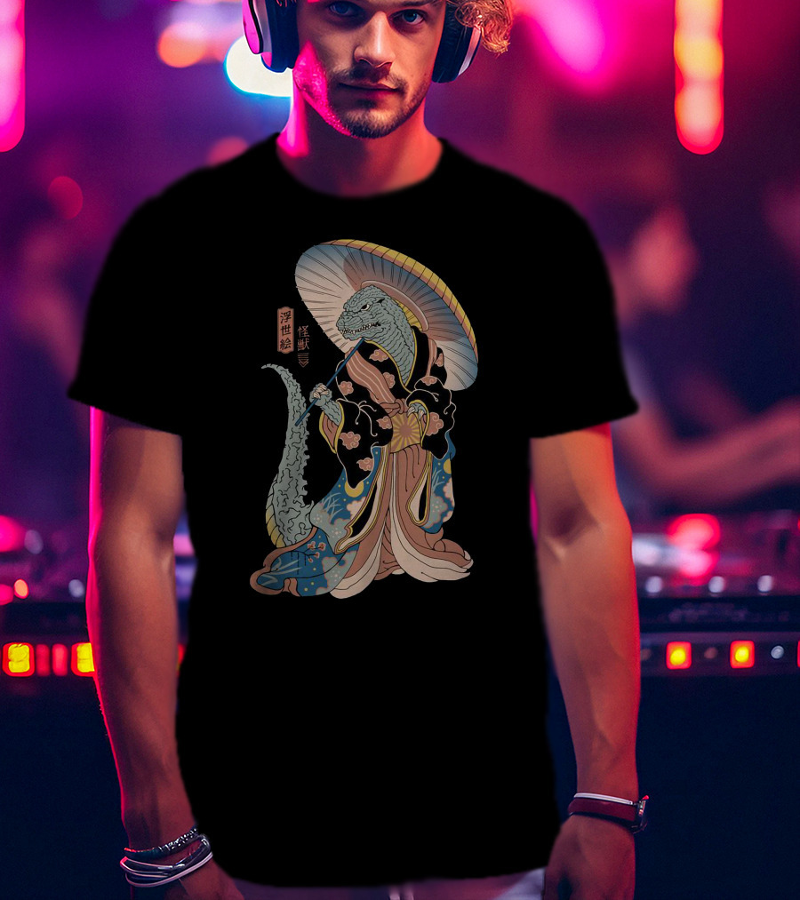Stolas And Octavia Kaiju Ukiyo-e T-Shirt