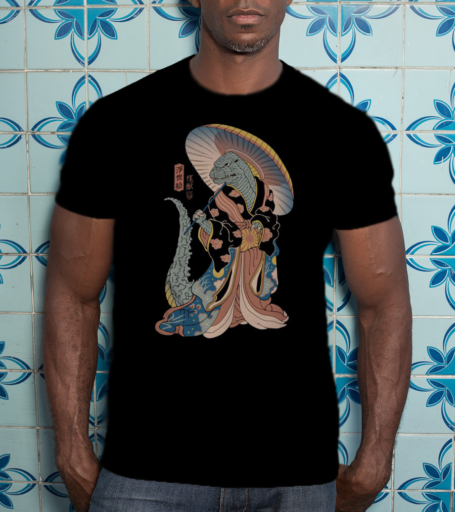 Stolas And Octavia Kaiju Ukiyo-e T-Shirt
