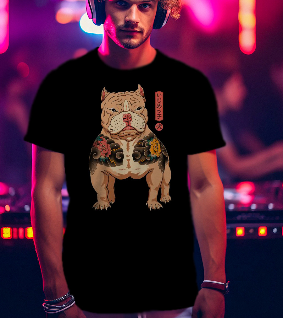Hazbin Hotel Ijimekko Dog Tattoo T-Shirt