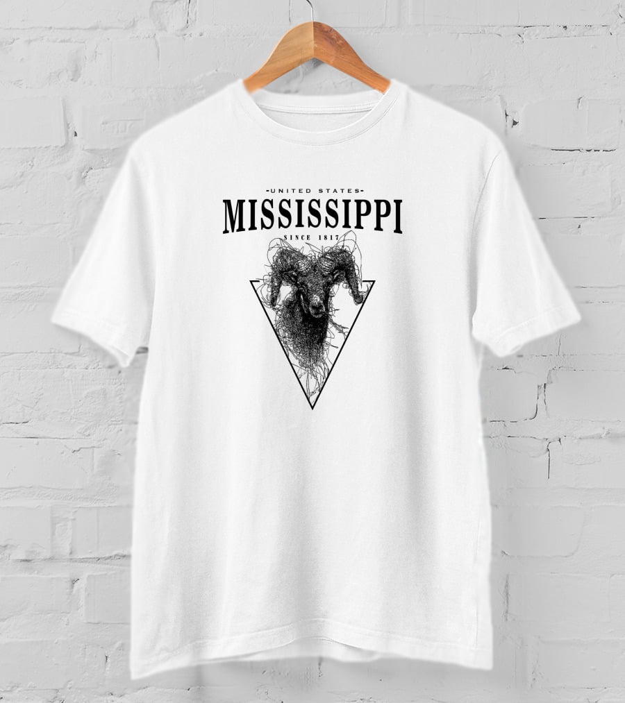 UNITED STATES MISSISSIPPI SINCE 1817 RAM T-Shirt