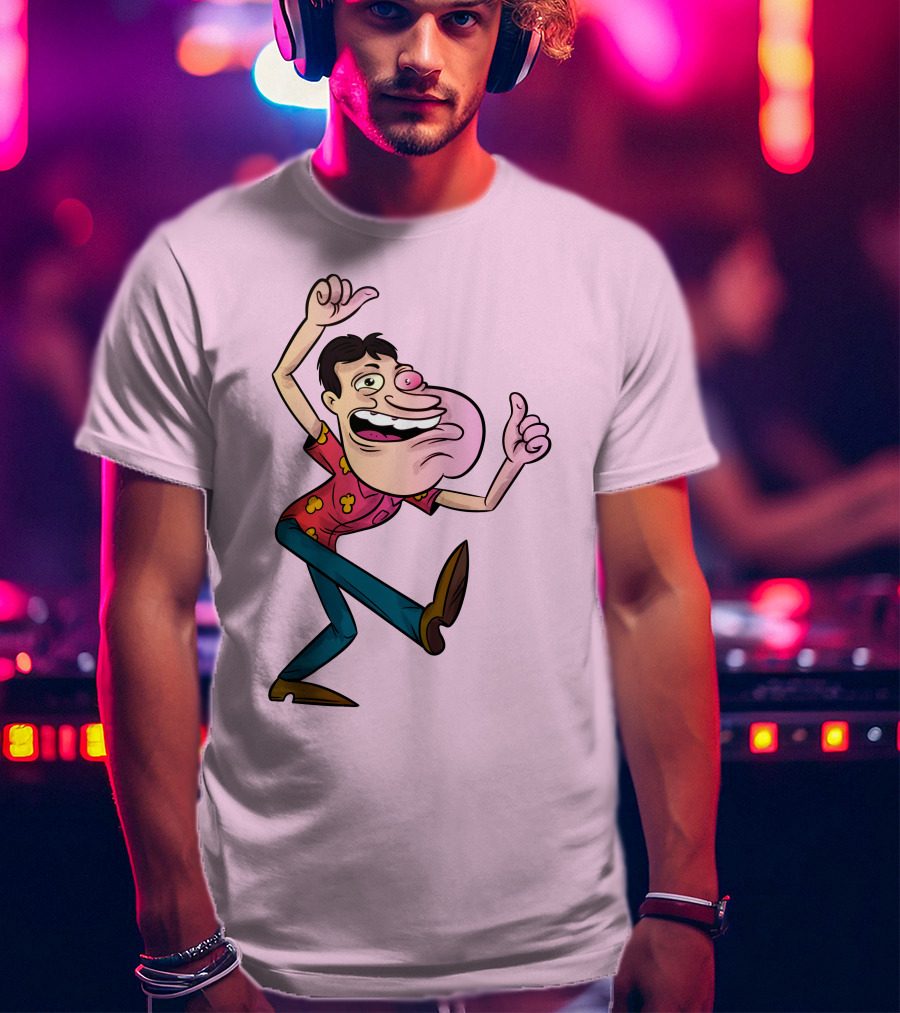 Family Guy Glenn Quagmire Psychedelic T-Shirt