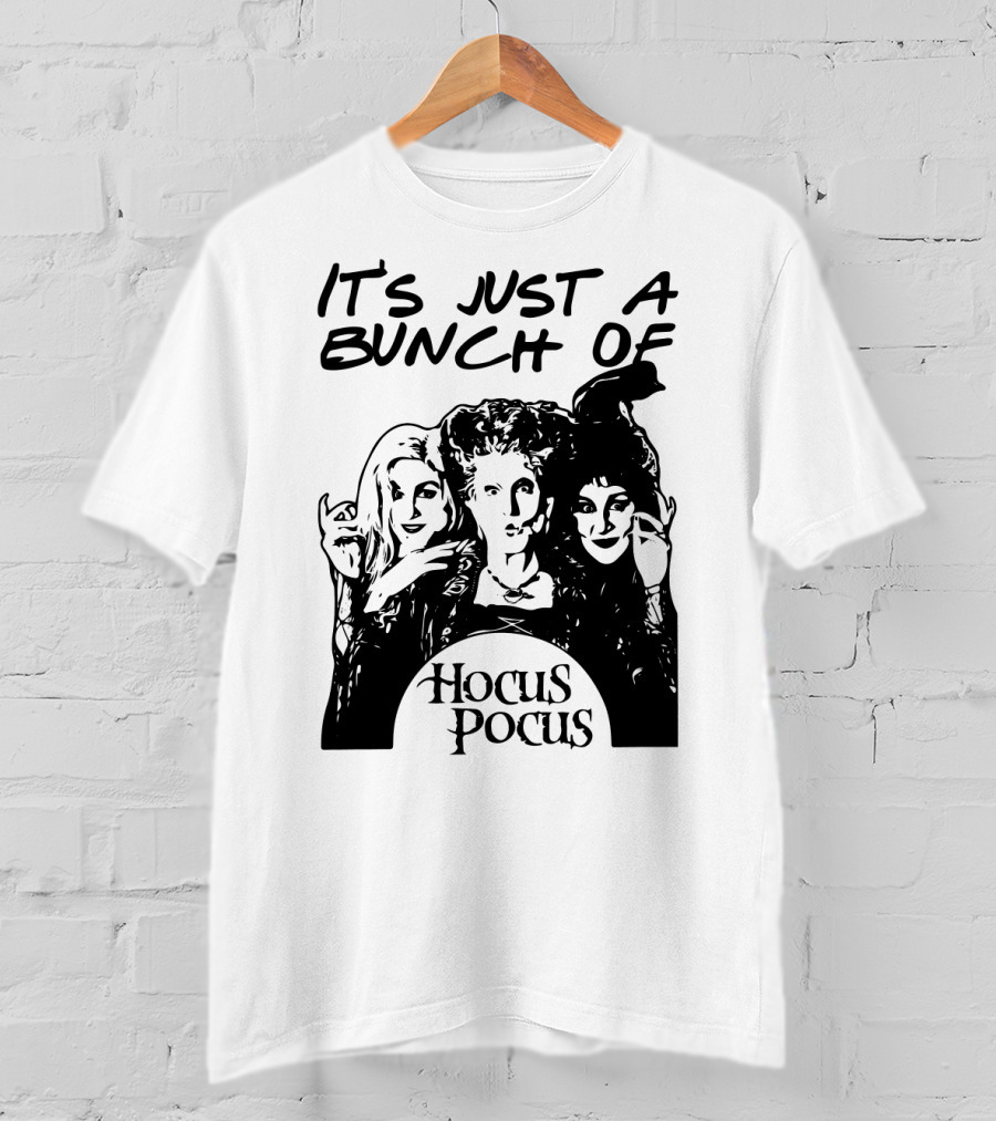 It's Just A Bunch Of Hocus Pocus Hocus Pocus Characters T-Shirt