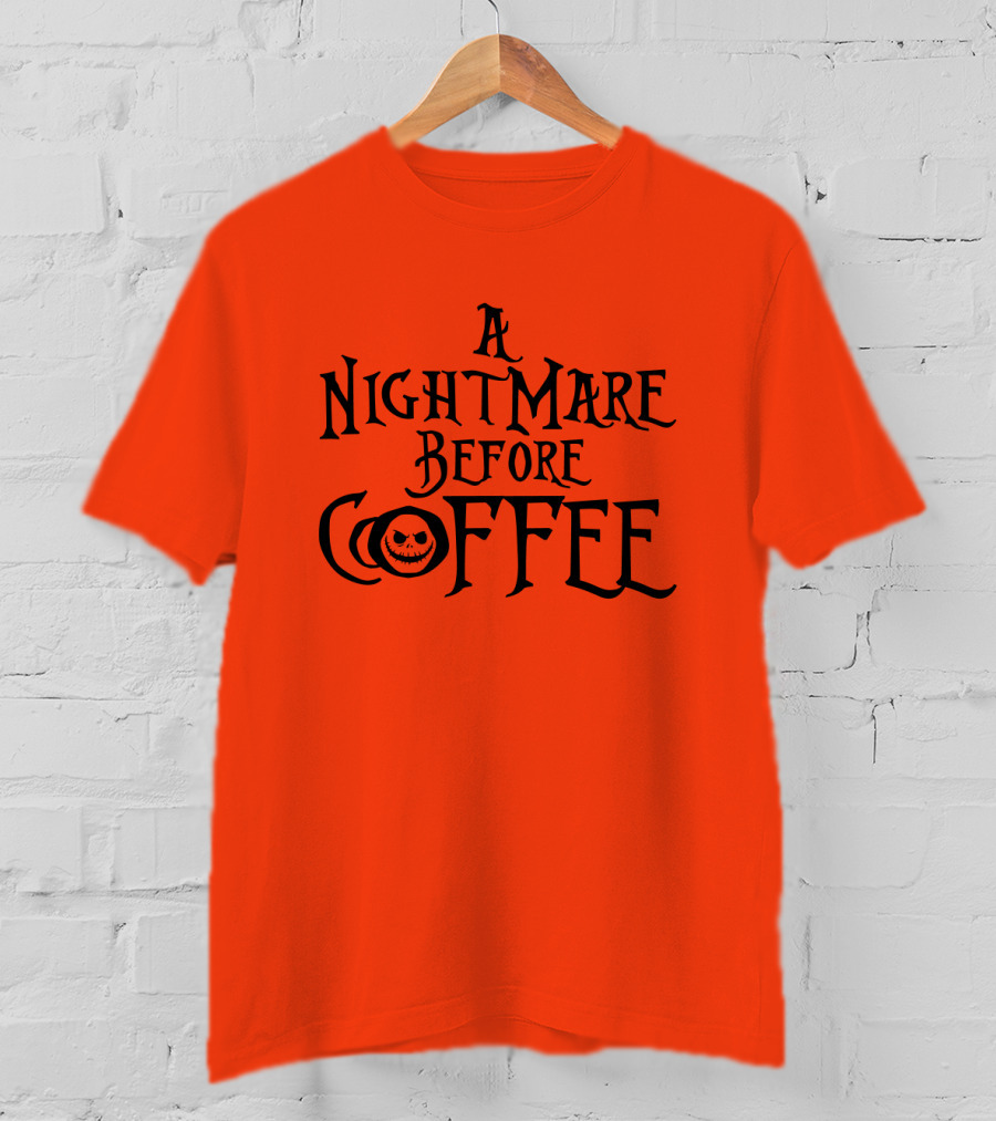 A Nightmare Before Coffee Jack Skellington T-Shirt