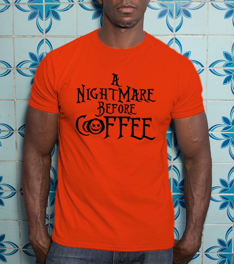 A Nightmare Before Coffee Jack Skellington T-Shirt