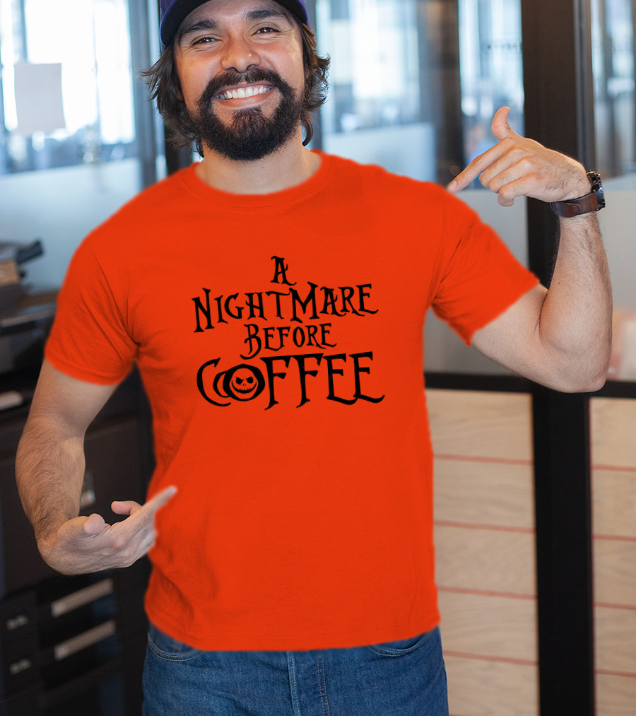 A Nightmare Before Coffee Jack Skellington T-Shirt