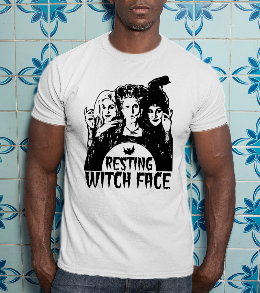 Resting Witch Face Sanderson Sisters Halloween Trio T-Shirt