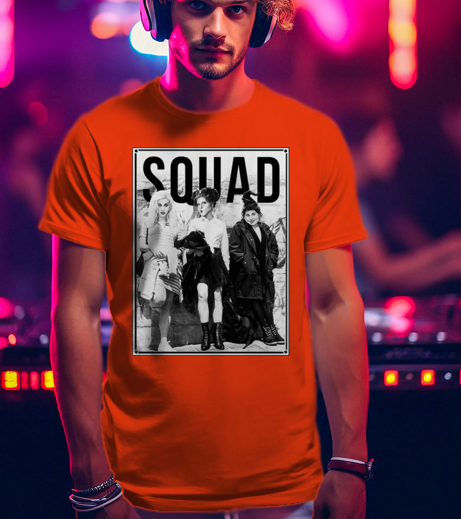 Squad Black And White Trio Vintage Style Hocus Pocus Aesthetic T-Shirt