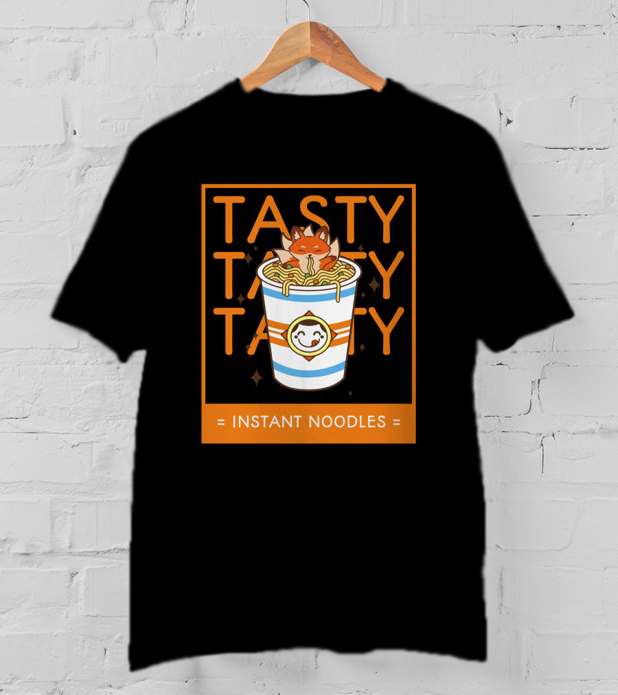 Tasty Tasty Tasty Kitsune In Instant Noodles T-Shirt