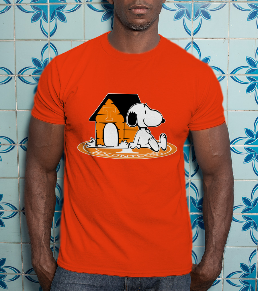 Snoopy Tennessee Volunteers Football Now And Forever T-Shirt