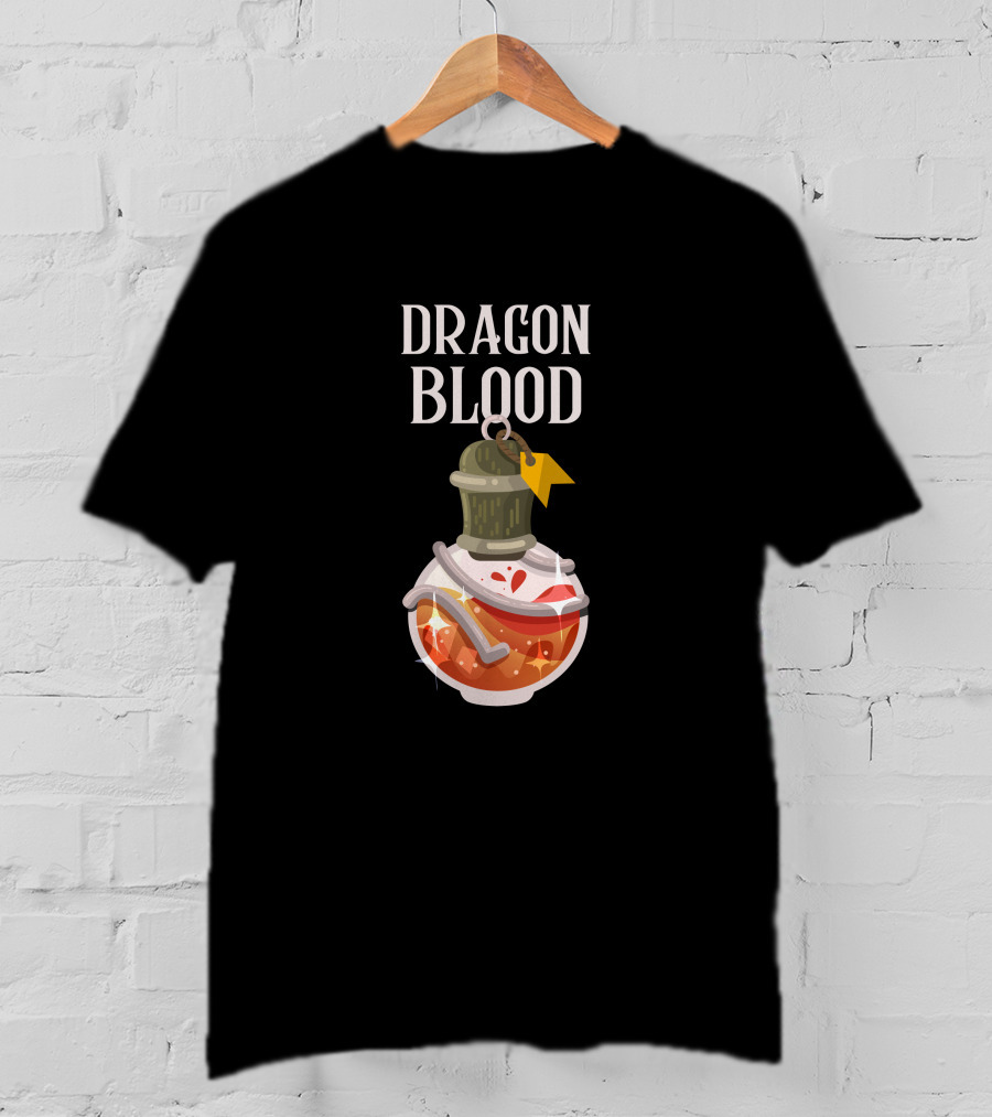 Dragon Blood Magic Potion Bottle T-Shirt