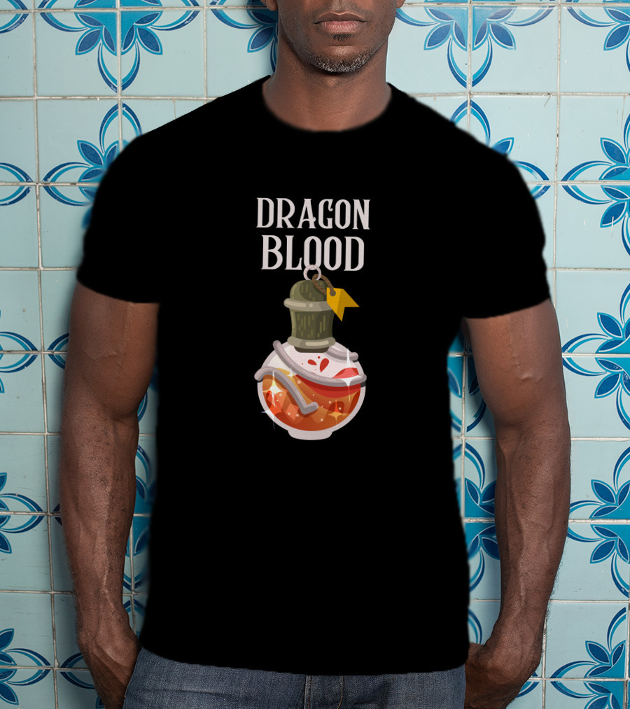 Dragon Blood Magic Potion Bottle T-Shirt