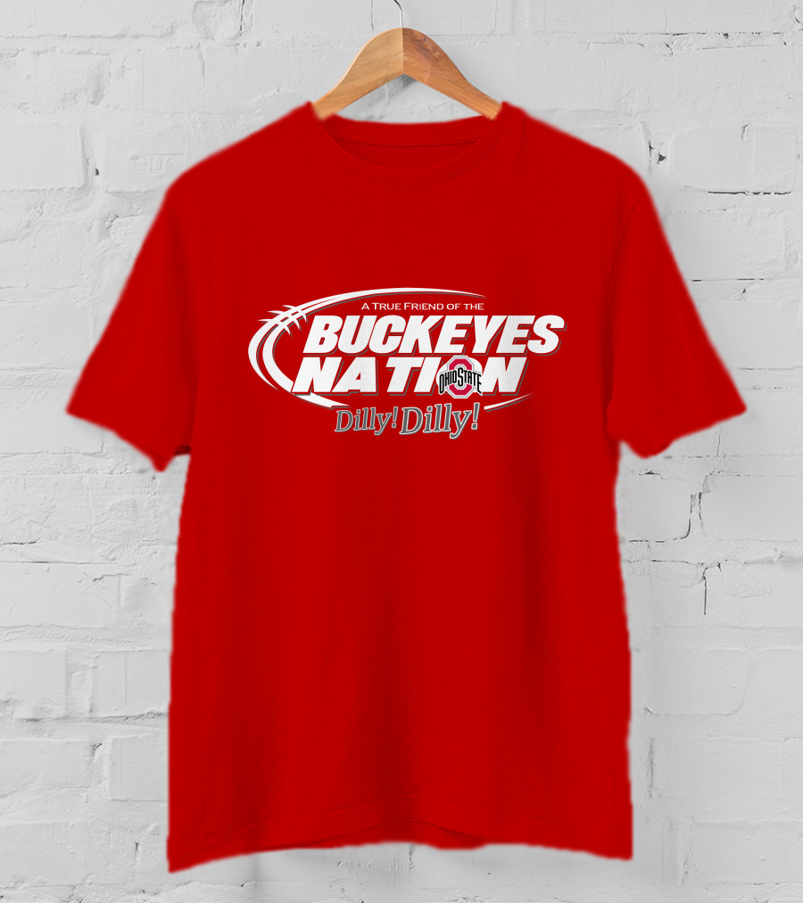 A True Friend Of The Buckeyes Nation Ohio State Dilly Dilly T-Shirt