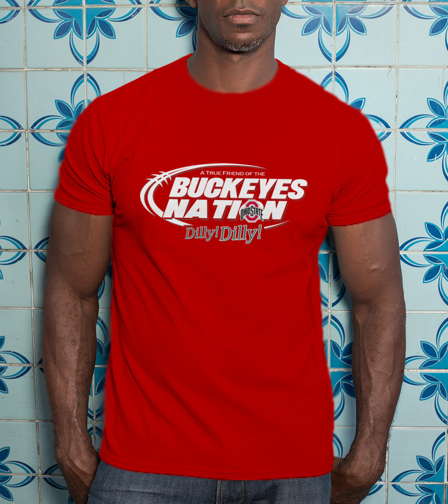 A True Friend Of The Buckeyes Nation Ohio State Dilly Dilly T-Shirt