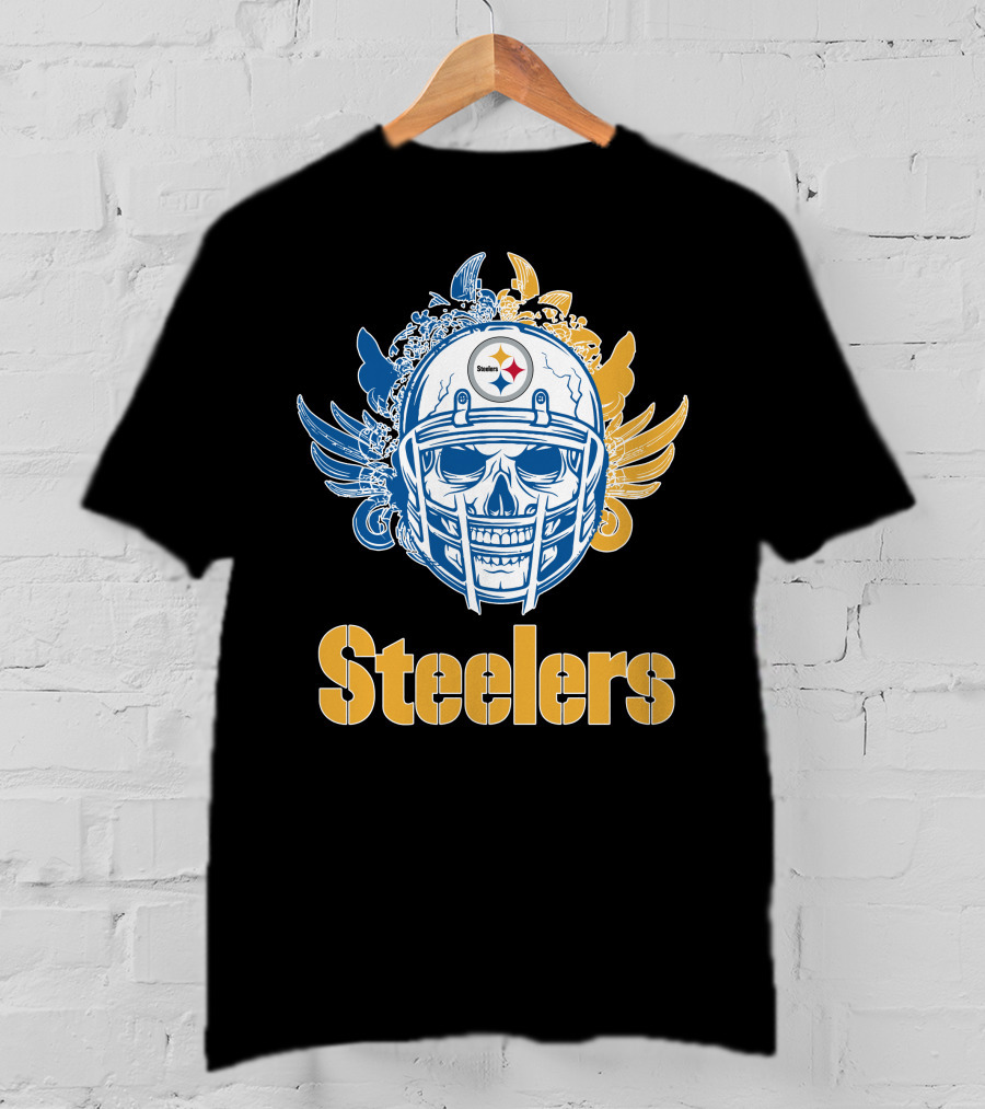 Pittsburgh Steelers Skull Steelers T-Shirt
