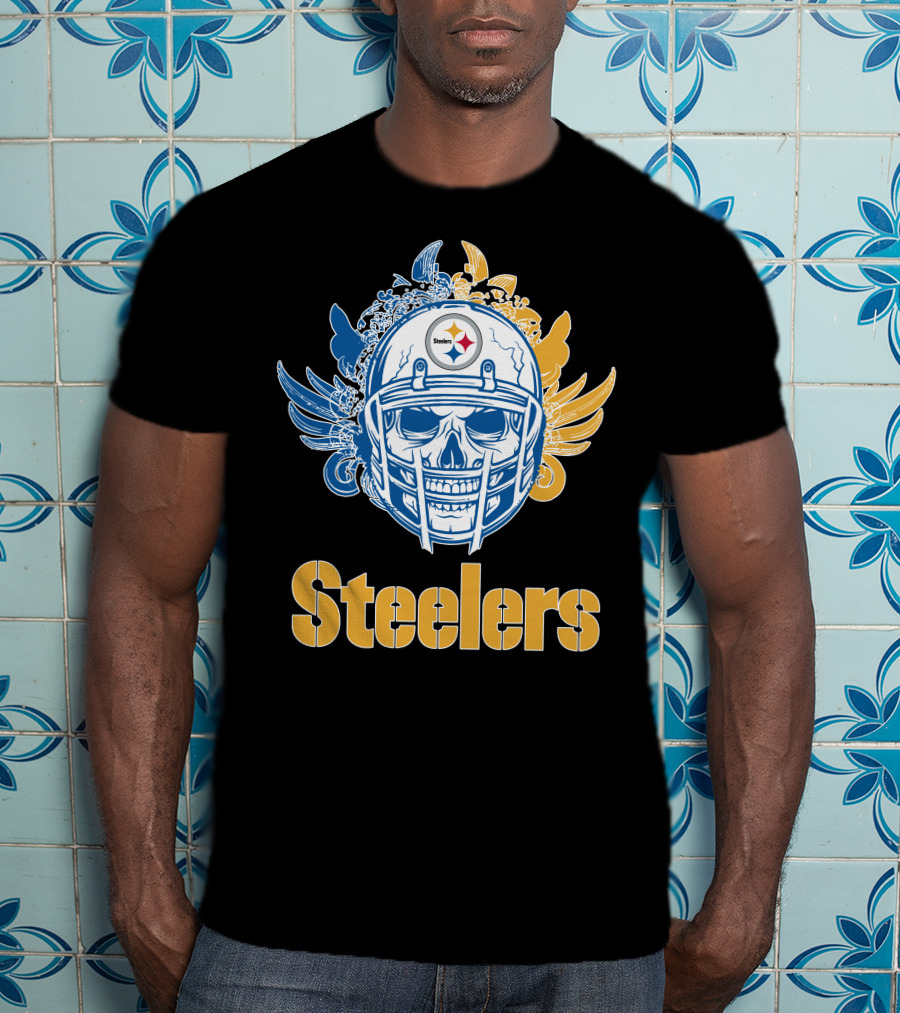 Pittsburgh Steelers Skull Steelers T-Shirt