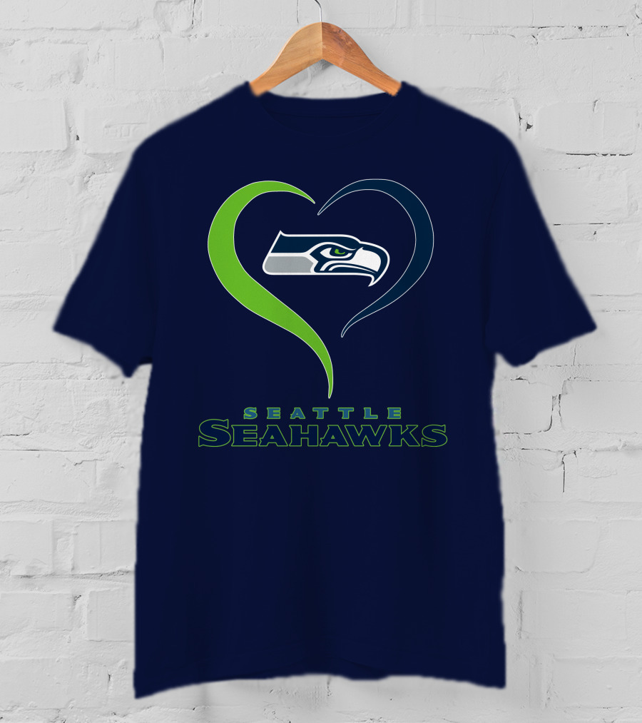 Seattle Seahawks Heart T-Shirt
