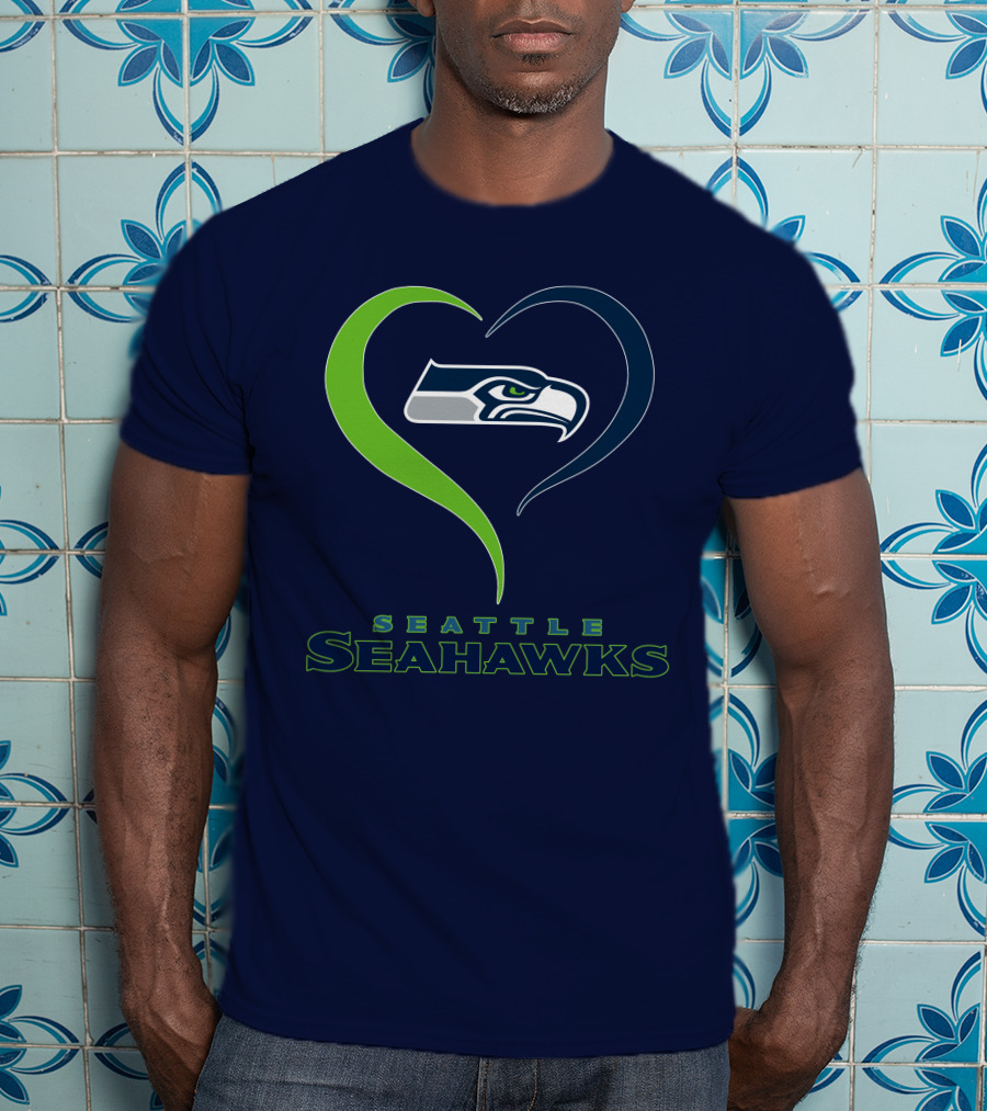 Seattle Seahawks Heart T-Shirt