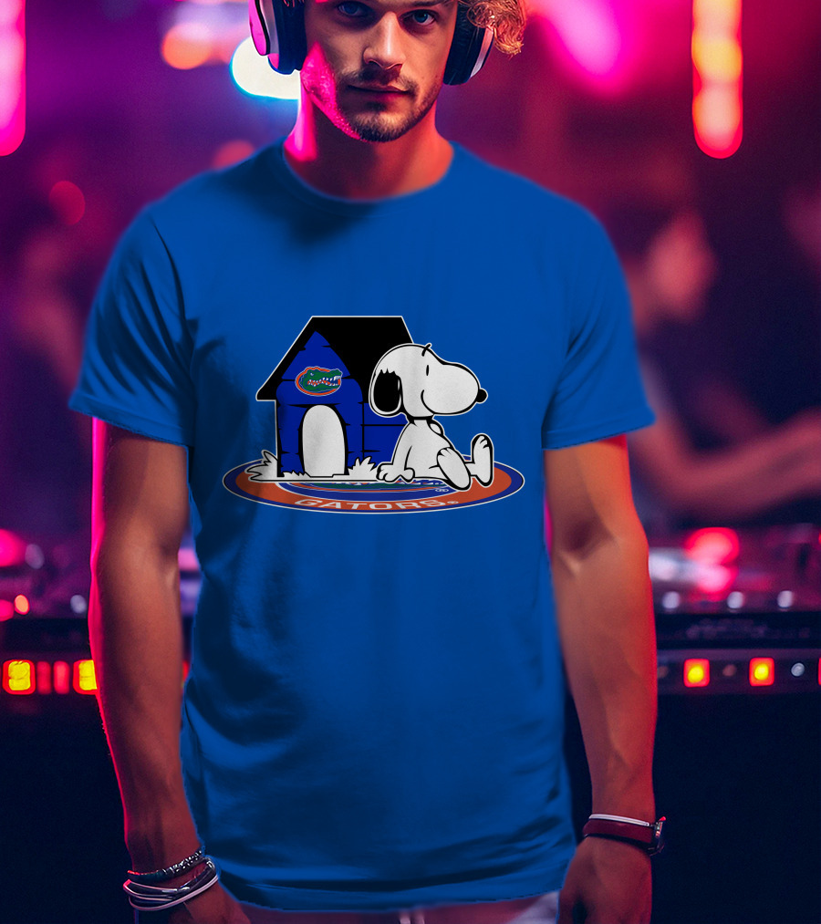 Snoopy Peanuts Florida Gators Fan Now And Forever Gators Football T-Shirt