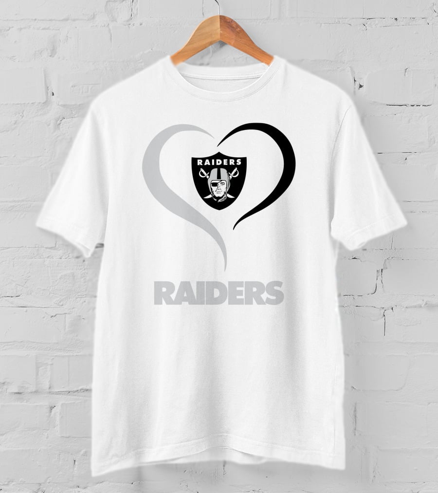 Raiders Heart Las Vegas Raiders T-Shirt