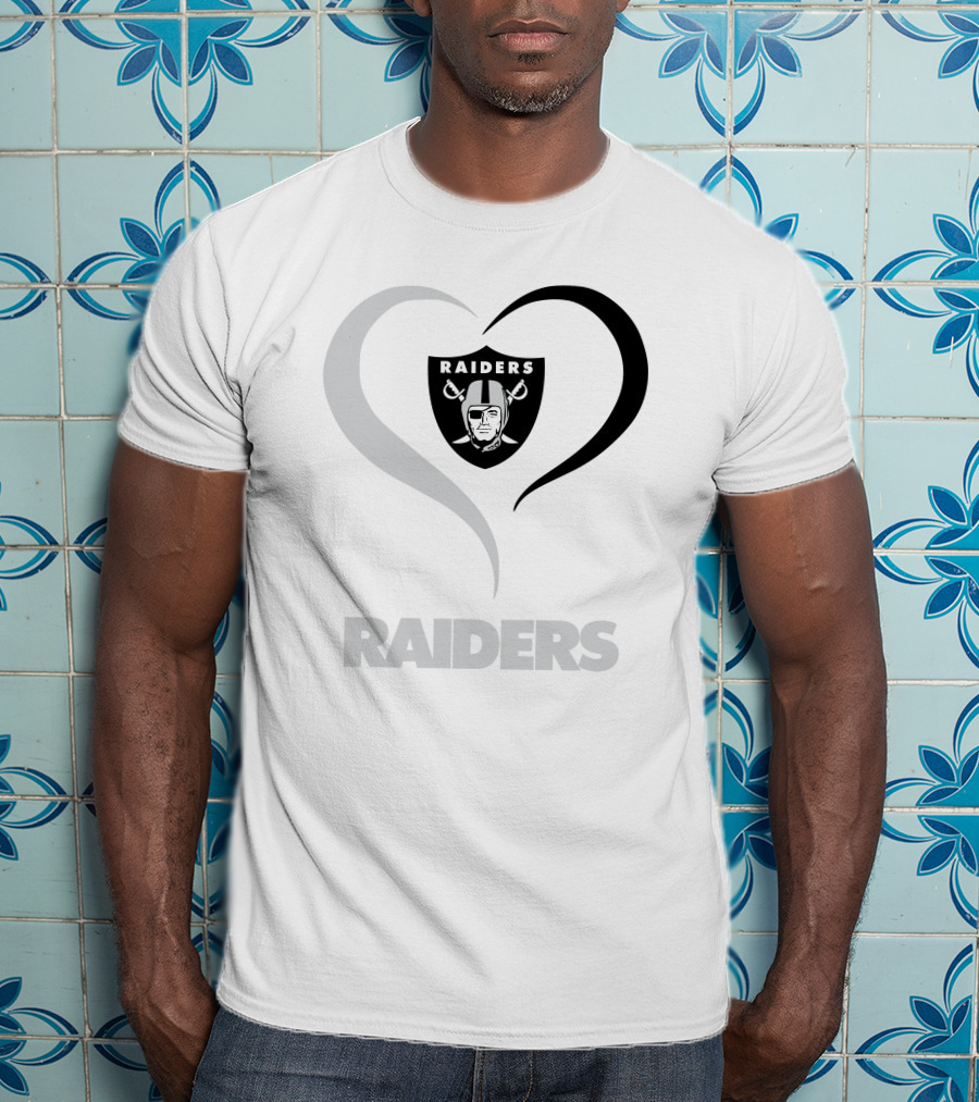 Raiders Heart Las Vegas Raiders T-Shirt