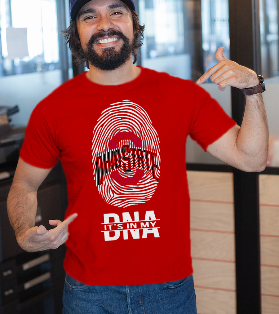 Ohio State Buckeyes Fingerprint It's In My DNA T-Shirt