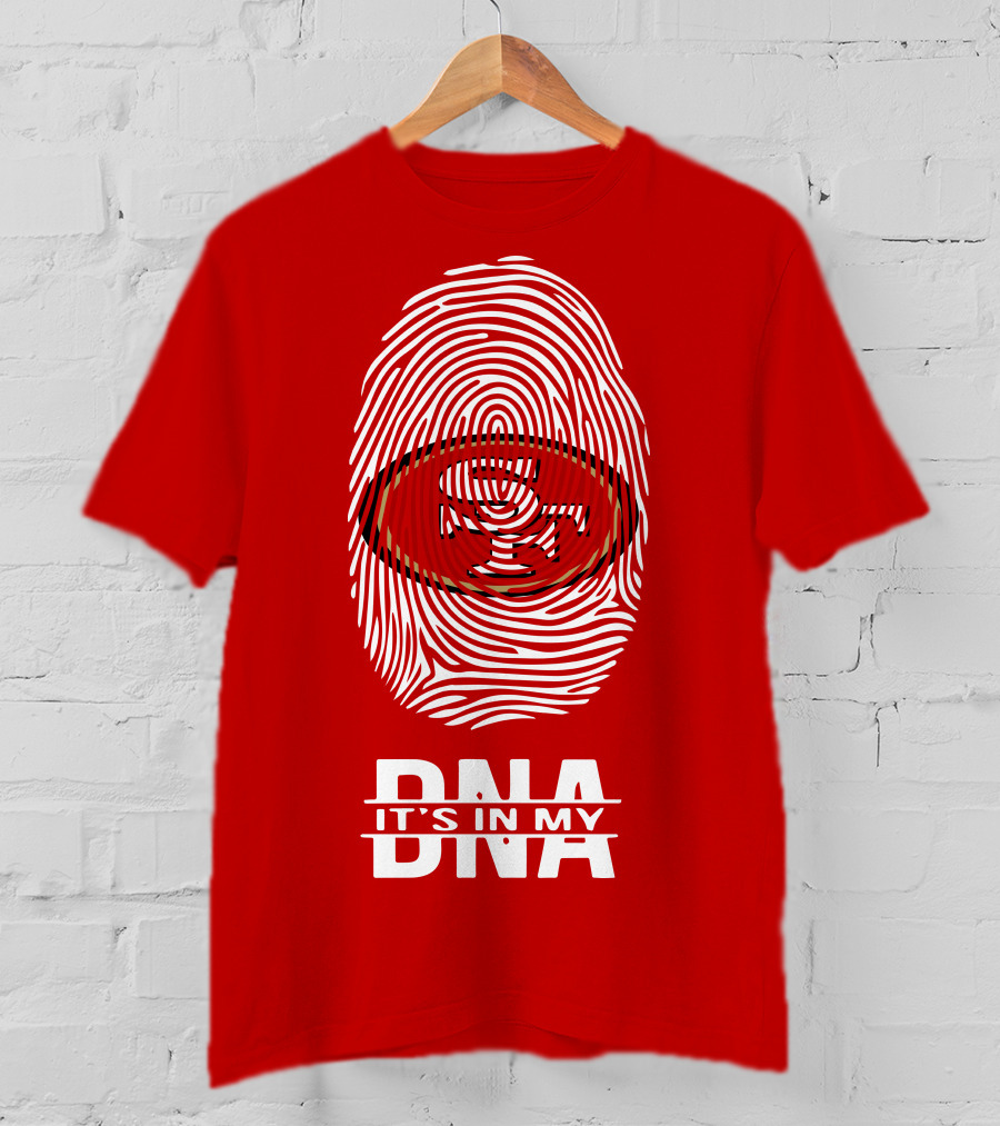 San Francisco 49ers It's In My DNA Fingerprint T-Shirt