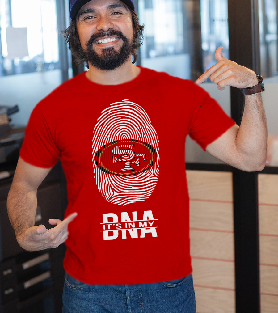 San Francisco 49ers It's In My DNA Fingerprint T-Shirt