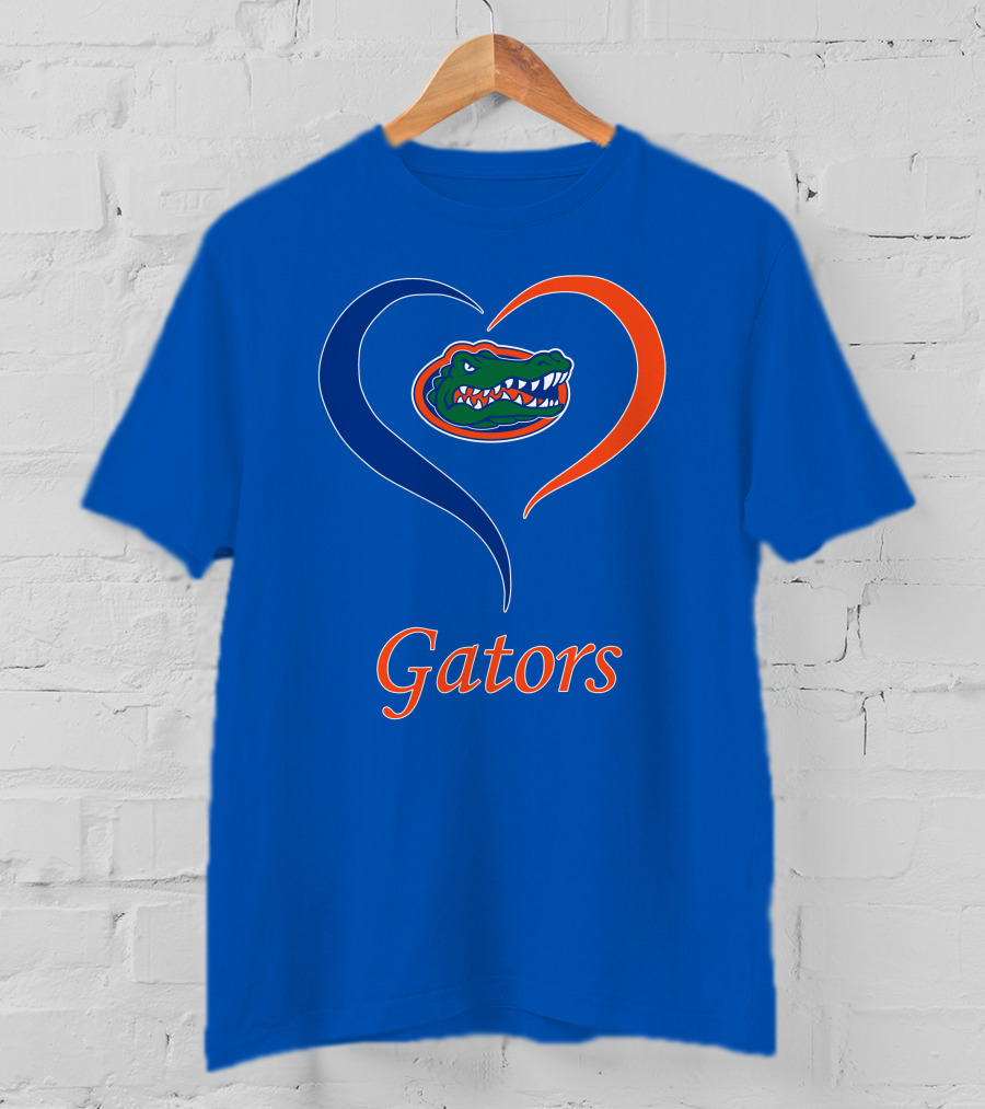 Gators Heart Florida Gators T-Shirt