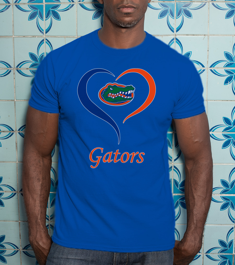Gators Heart Florida Gators T-Shirt