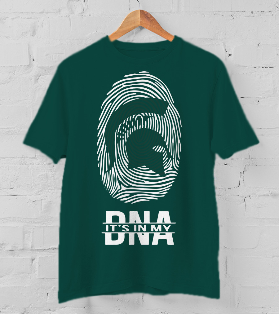 Michigan State Spartans Fingerprint It's In My DNA T-Shirt