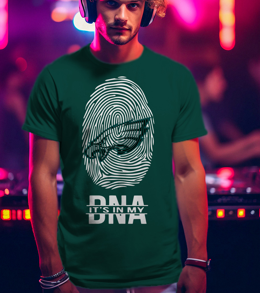 Philadelphia Eagles DNA It's In My DNA Fingerprint T-Shirt